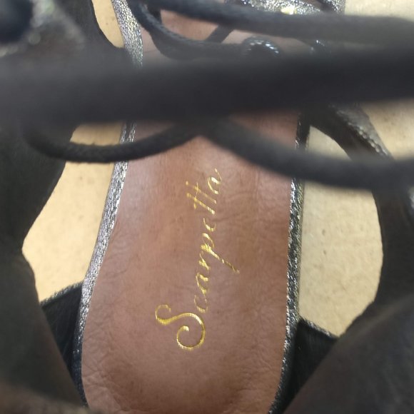 Leathersandal Free People Crinkled Leather padded Gladiator wrap Sandal 37/6us - Picture 4 of 9